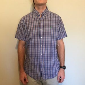 EUC Ralph Lauren short sleeve button down- Medium